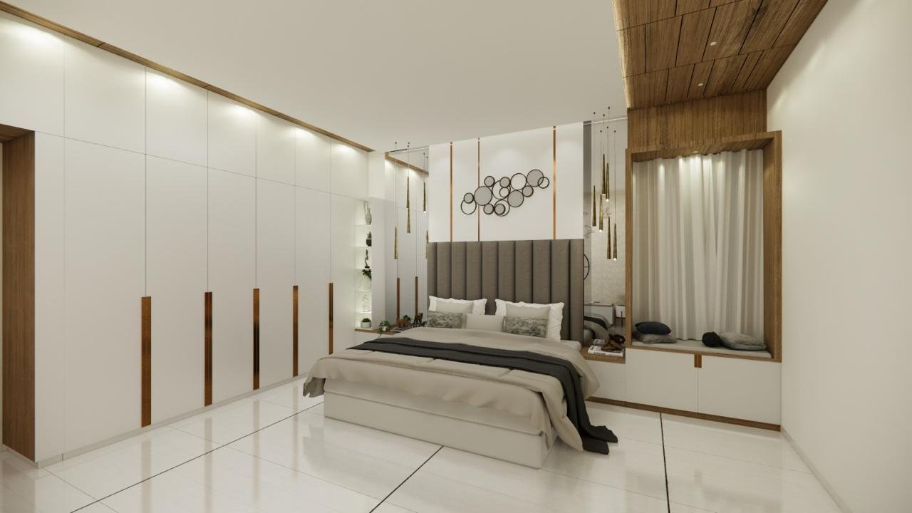 Bedroom interior design project by Zouse